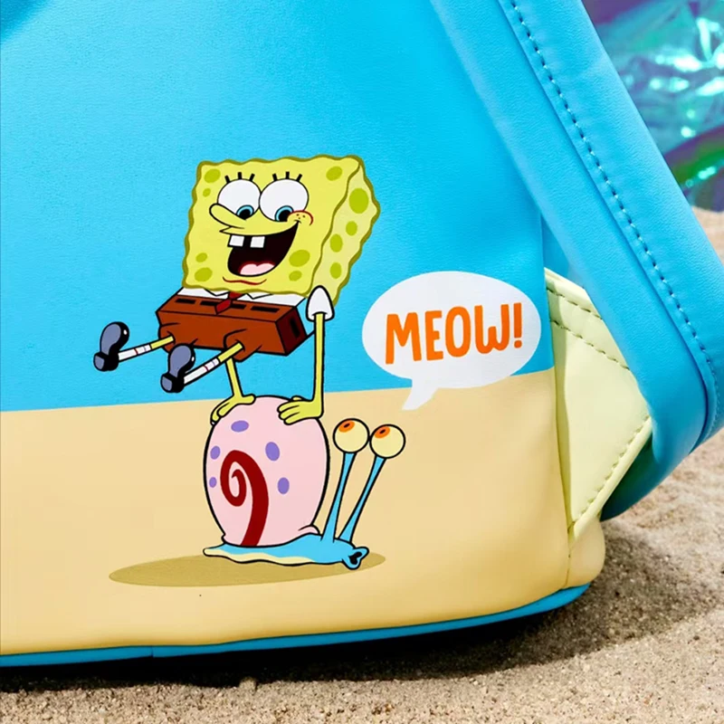 Spongebob Original Loungefly Backpack snail Bag Elementary School Backpack Women\'s Backpack Casual Bag For Children\'s Gift