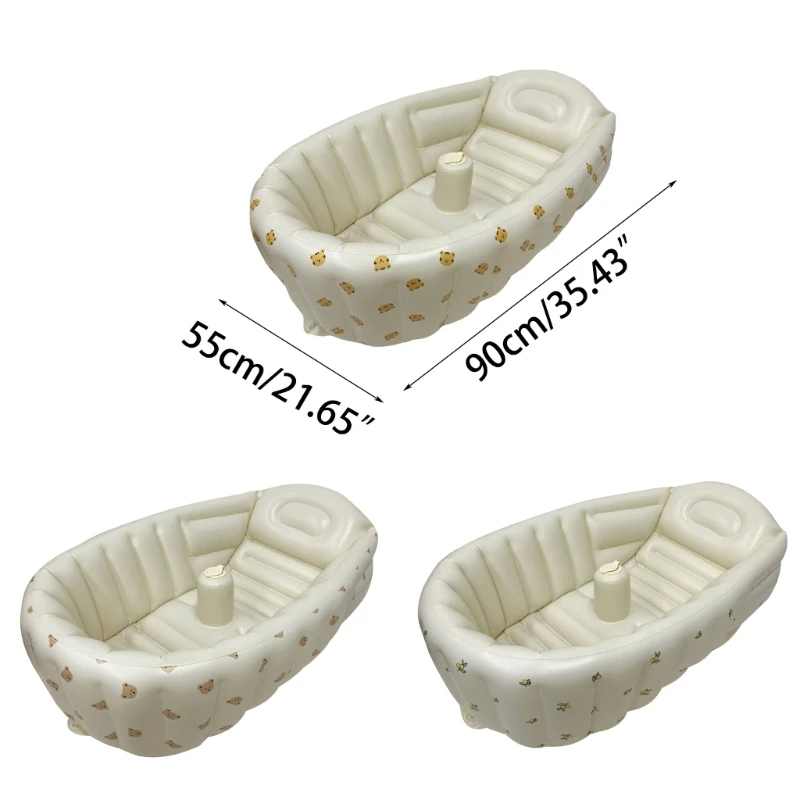 Folding Paddling Pool for baby inflatable Bathtub for Newborns Summer Household Bath Tub Travel Game Pool for Toddlers