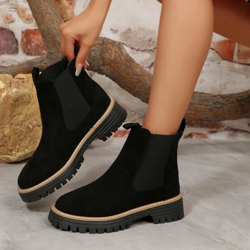 Sepatu Bot Wanita Baru Musim D - Women'S Shoes Chelsea ulasan dan harga