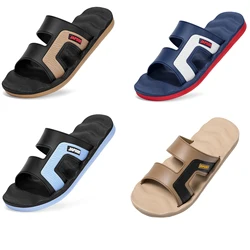 Sanzoog Men's Soft EVA Slippers Summer Indoor Outdoor Home Beach Room Slides Comfortable Slip-On Footwear for Men