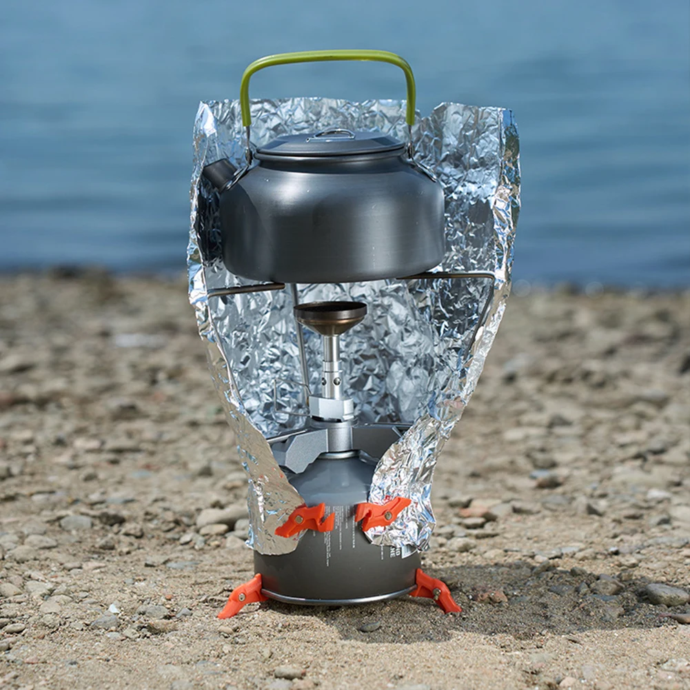 

Magnetic Tripod Gas Tank Bracket Multifunctional Camping Stove Stand Outdoor Stove Holder for Backpacking Cooking