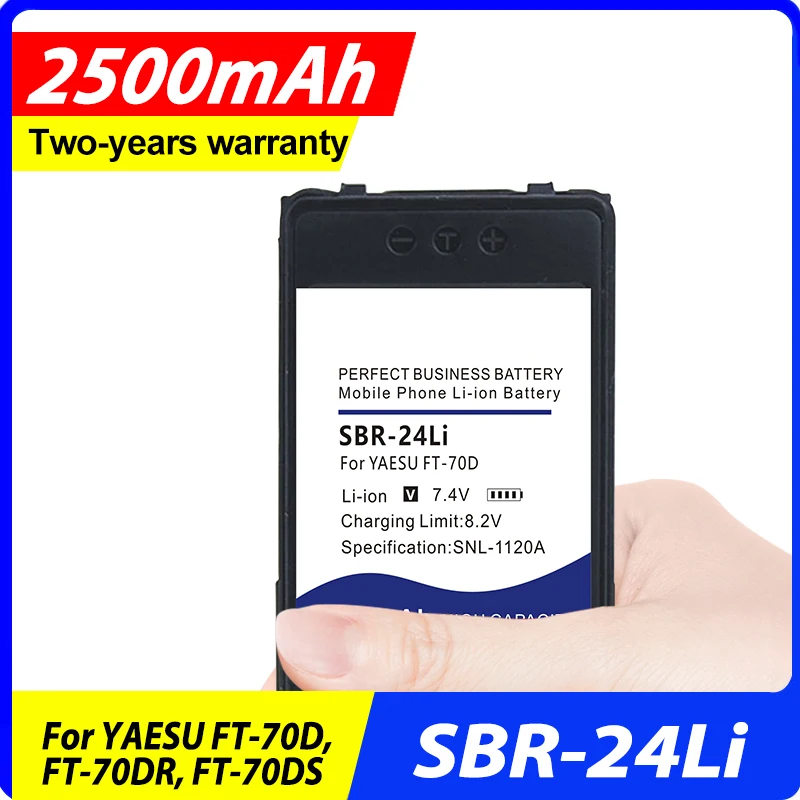 DaDaXiong High Quality SBR-24Li Battery For YAESU FT-70D FT70D FT70DR FT-70DR FT-70DS Two Way Radios Replacement Battery