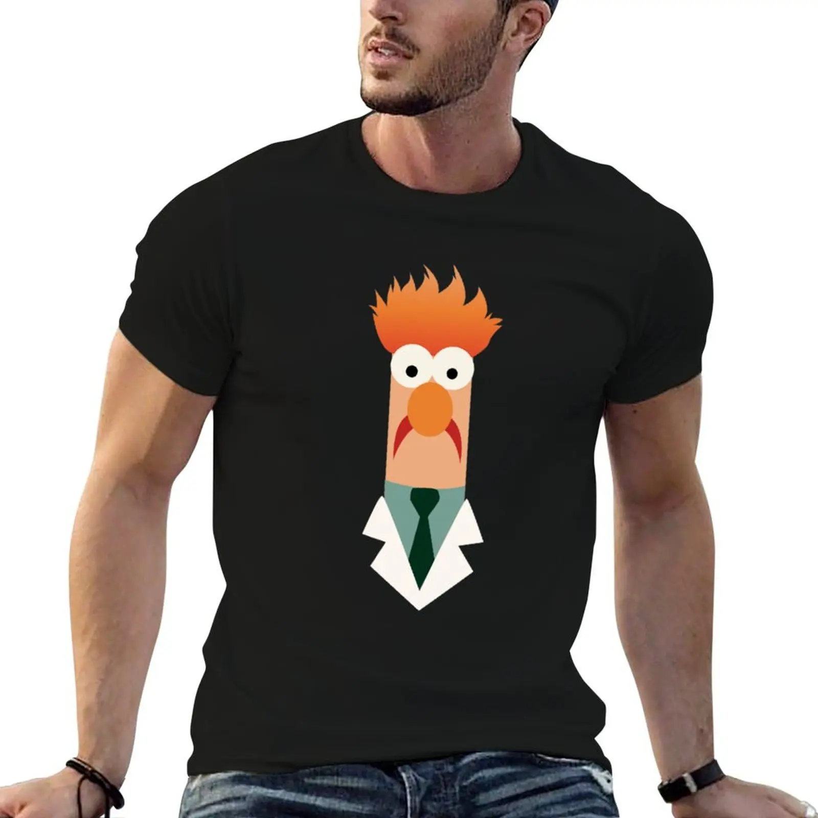 Beaker T-Shirt anime summer tops anime t shirts customizeds mens t shirt graphic