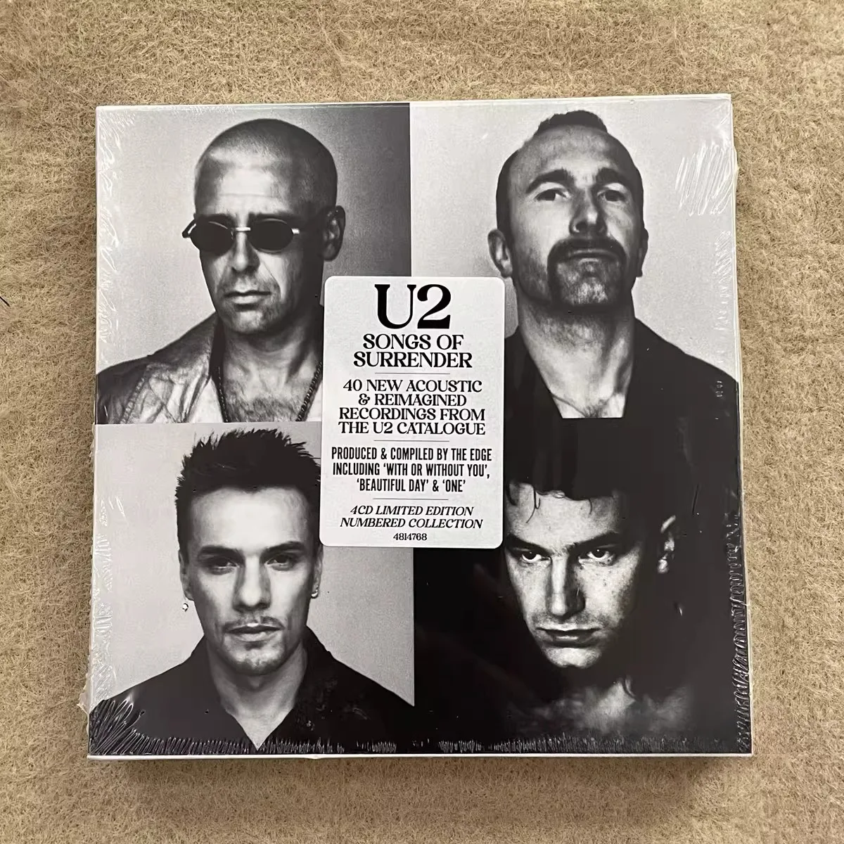 

U2 Songs of Surrender CD Collection | 40 Acoustic & Reimagined Tracks | Limited Edition Numbered Set | Classic Rock Hits
