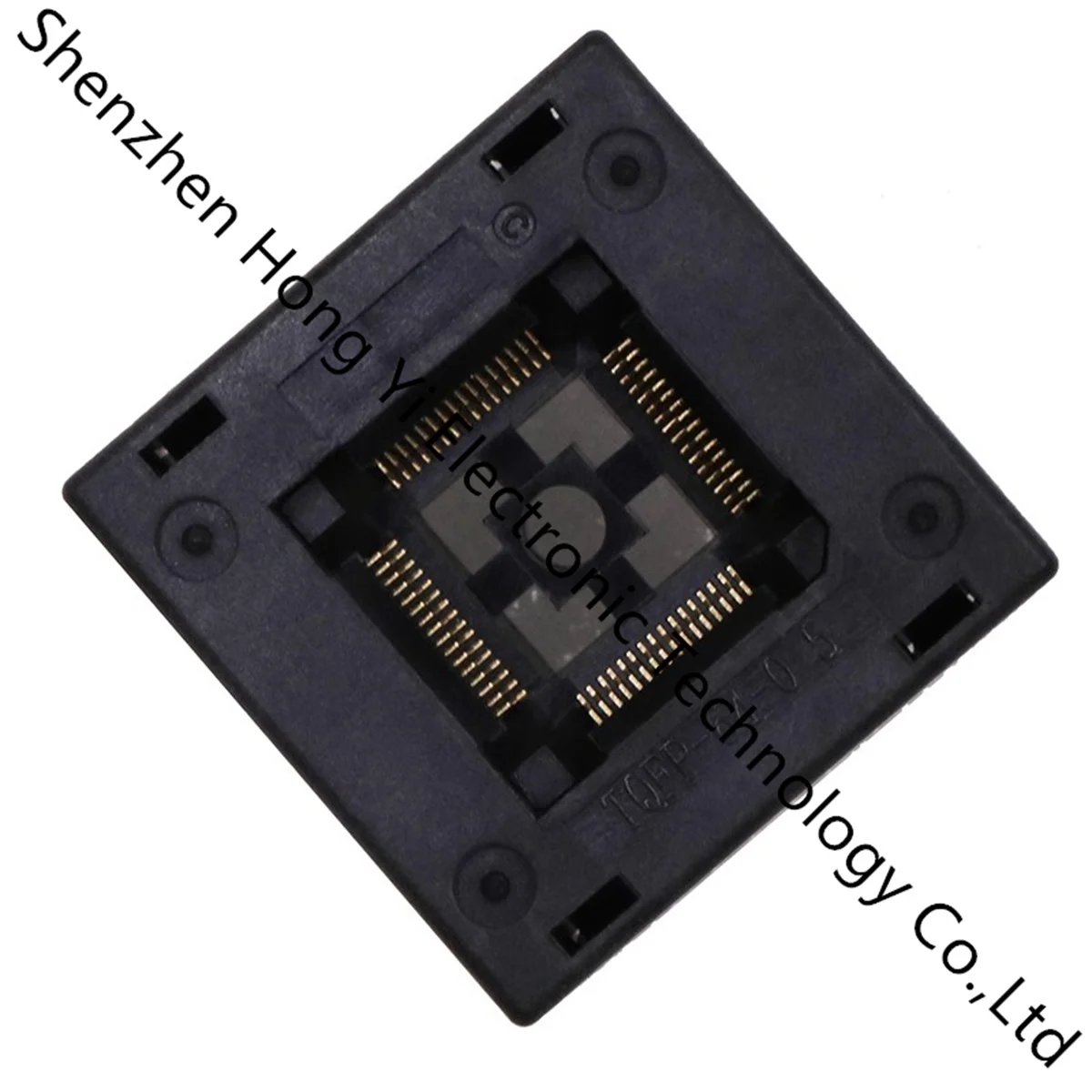 QFP80/100/64/48 chip test socket aging socket programmer adapter socket spacing 0.5mm spacing chip size 7 * 7mm