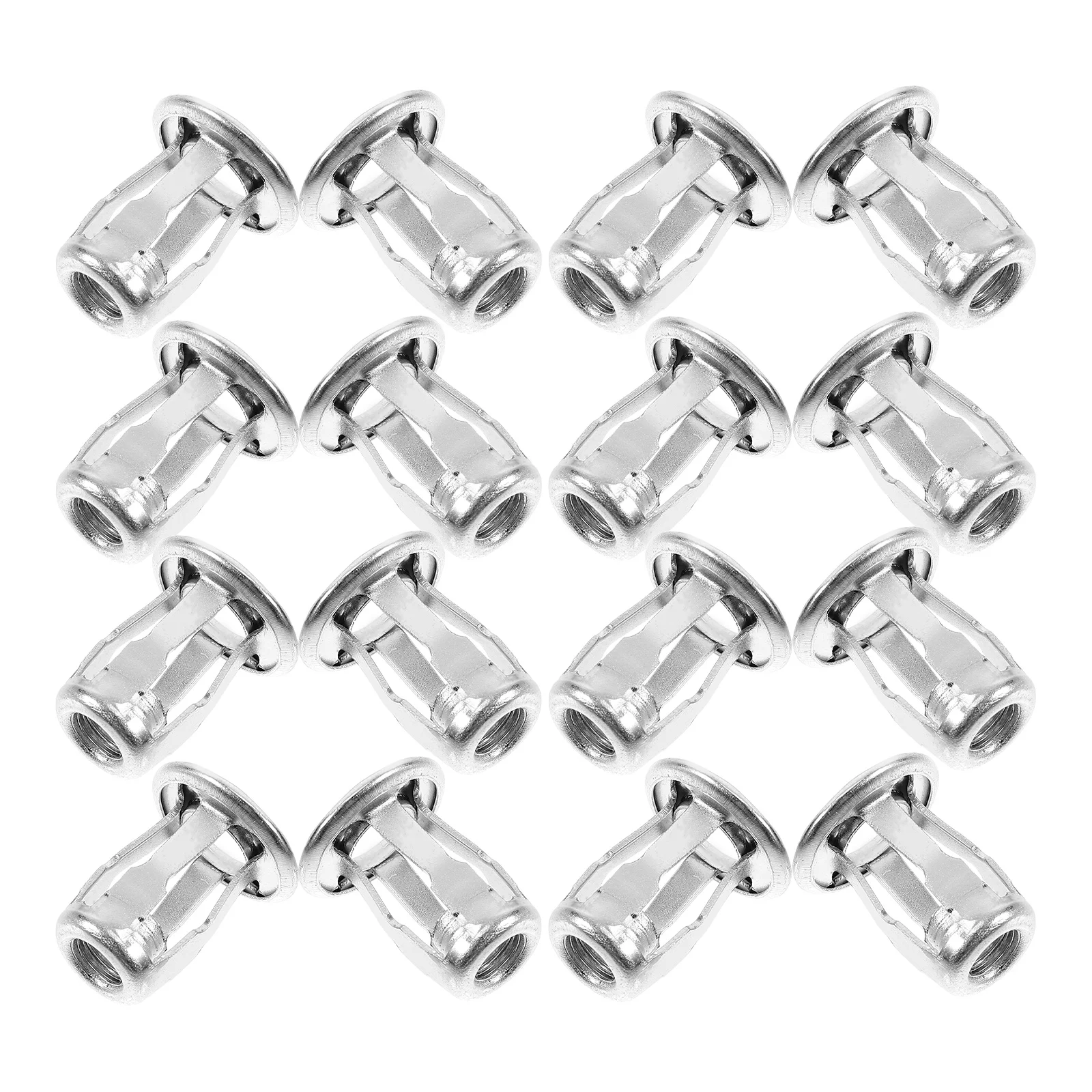 

25Pcs 1 4 20 Petal Nut Insert Threaded Expansion Fastener For Metal Plastic Wood Construction Automotive Electronics M6