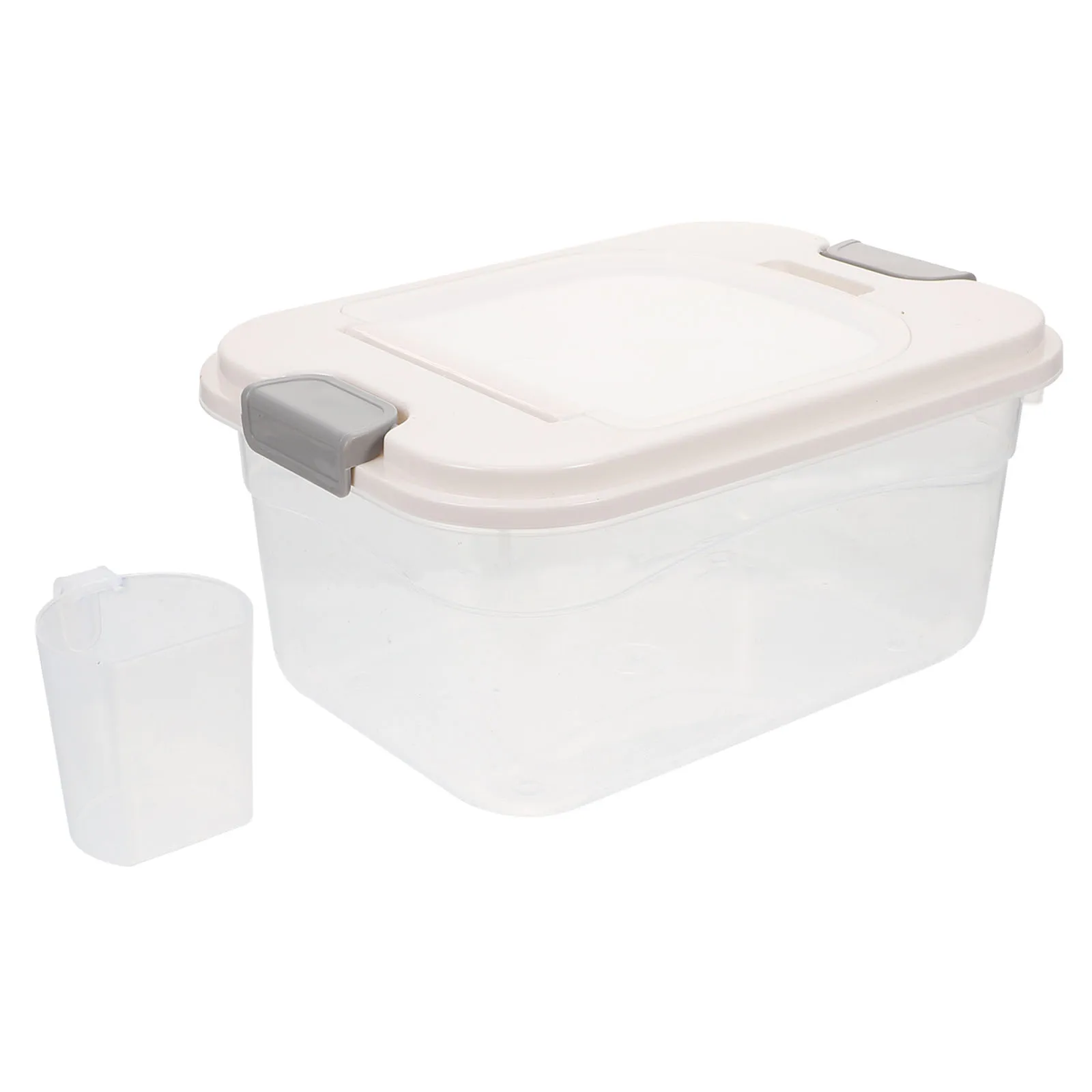 

Plastic Rice Storage Box Large Capacity Kitchen Container Household Cereal Organizer Insect Proof Moisture Resistant