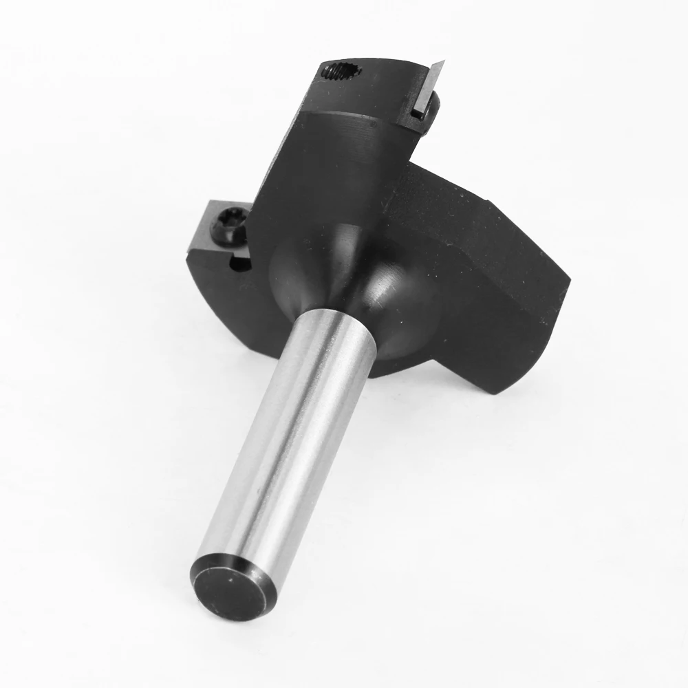 12 مللي متر 1/2 "عرقوب استبدال شفرة التخطيط بت الوجه نهاية قاطعة المطحنة إدراج نمط Spoilboard CNC تصفية بت التوجيه للخشب