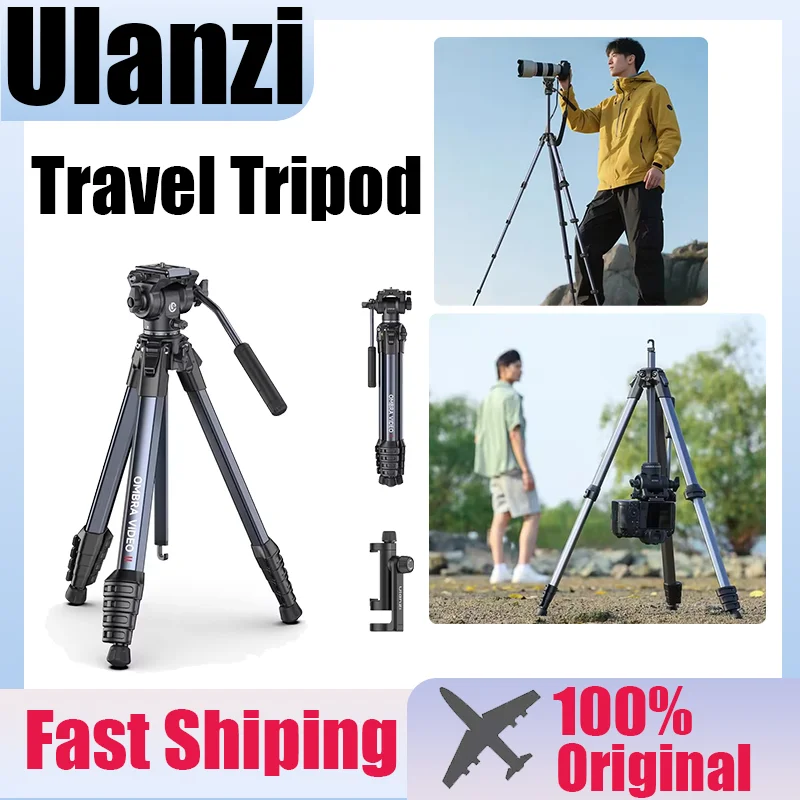 

Ulanzi OMBRA Video II Travel Tripod Camera Tripod Low Angle Shoot With Uka Quick Release Set For Camera Smartphone Live Vlog