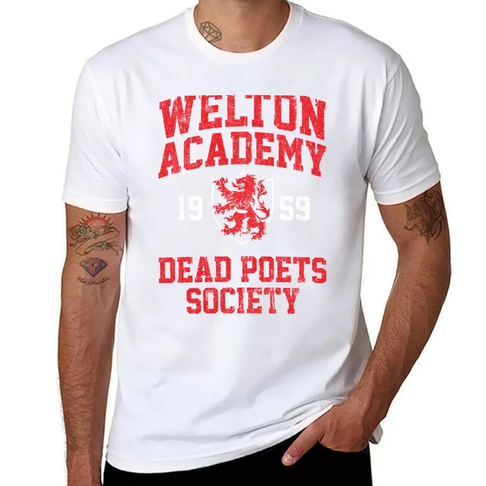 

Welton Academy Dead Poets Society T-Shirt man t shirts for men casual t shirts designer T-Shirt