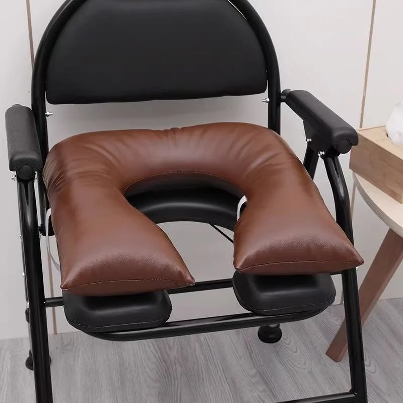 Thickened U Shaped Toilet Seat Cushion PU Leather Non-Slip Elderly Pregnant Postoperative Care Toilet Seat Pad for Elderly And P