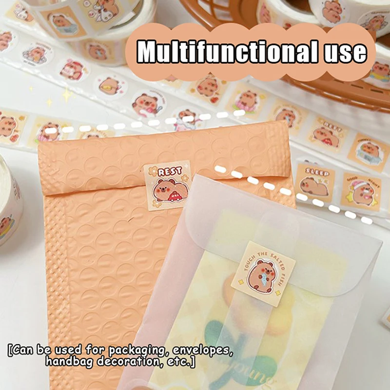 300 Stickers Cartoon Capybara Graffiti Sticker For Water Bottle Laptop Luggages Laptop Decals Decoration Kid Reward Gift Toy