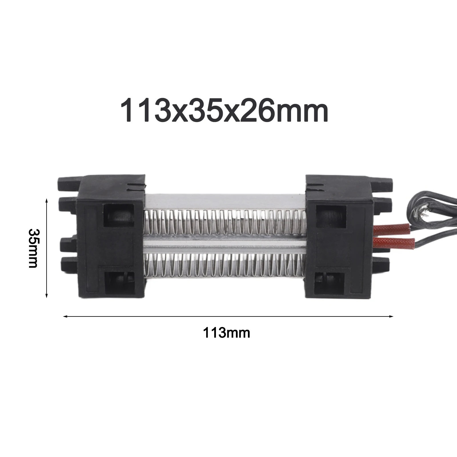 Compact 100W 220V for ptc Air Heater with Advanced Insulated Heating Elements for Energy Efficient Heating Applications