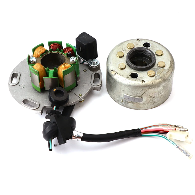 Motocykl AC zapłon Magneto stojan zestaw wirnika dla Lifan LF150 150cc poziome silniki Dirt pitbike Monkey akcesoria
