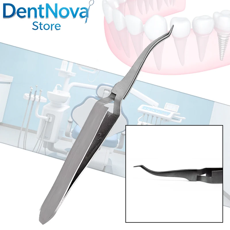 Dental Orthodontic Posterior Bracket Buccal Tube Bonding Tweezer Holder Forcep Stainless Steel Autoclavable Reusable