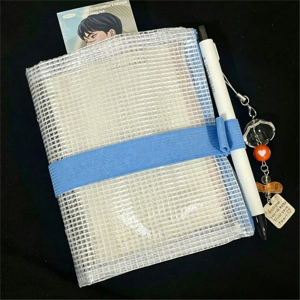 Document Bag Hand Ledger Student Multi-Function Hand Ledger Material Storage Portable Loose-Leaf Book