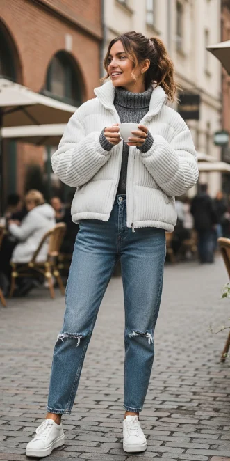 

Winter Warm Padded Outerwear Thick Parkas Women Fashion Loose Crop Jacket Female Cotton Padded Corduroy Zipper Down Coat Tops