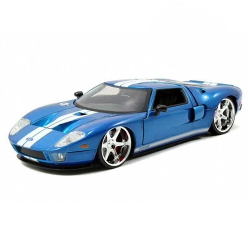 1:24 Ford GT Alloy Sports Car Model High Simulation Diecasts Metal Toy Racing Vehicles Car Model Collection Childrens Toys Gifts