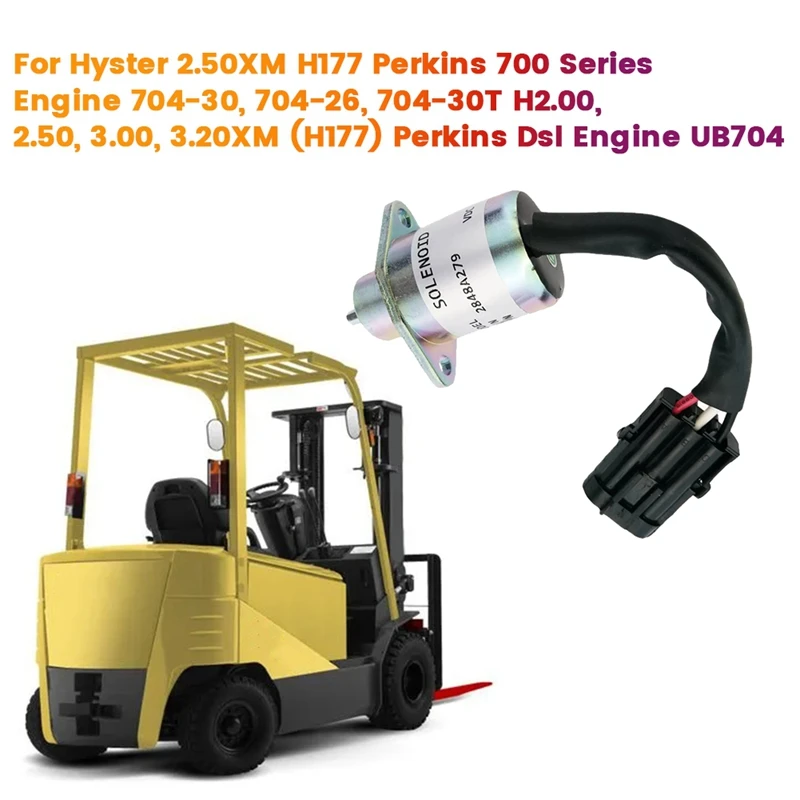 

Электромагнитный клапан отключения топлива 12 В SA-4934-12 2848A275 1457906 Для двигателя Perkins серии 700 Hyster UB704 2848A279 SA-4934