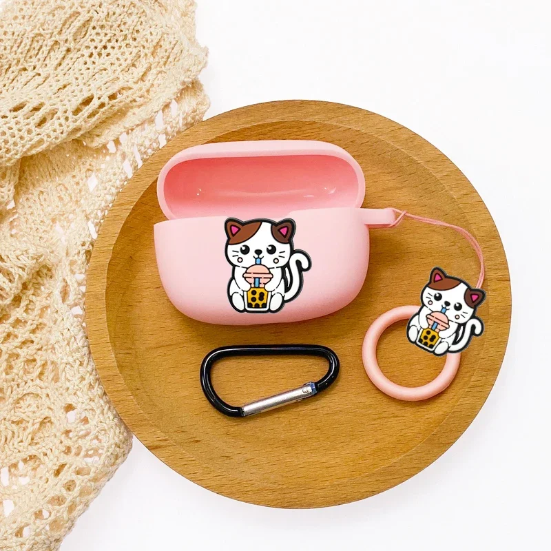 Для Huawei FreeBuds Pro 4/Pro3/PRO2 чехол с милым мультяшным/цветочным кольцом для наушников, силиконовый чехол Funda freeBuds Pro3