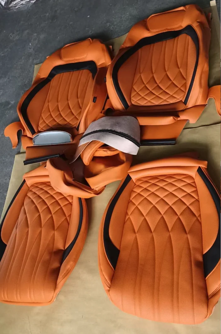 Luxury Design Car Seat Protector Cover New Design Full Set Polyester Car Seat Covers