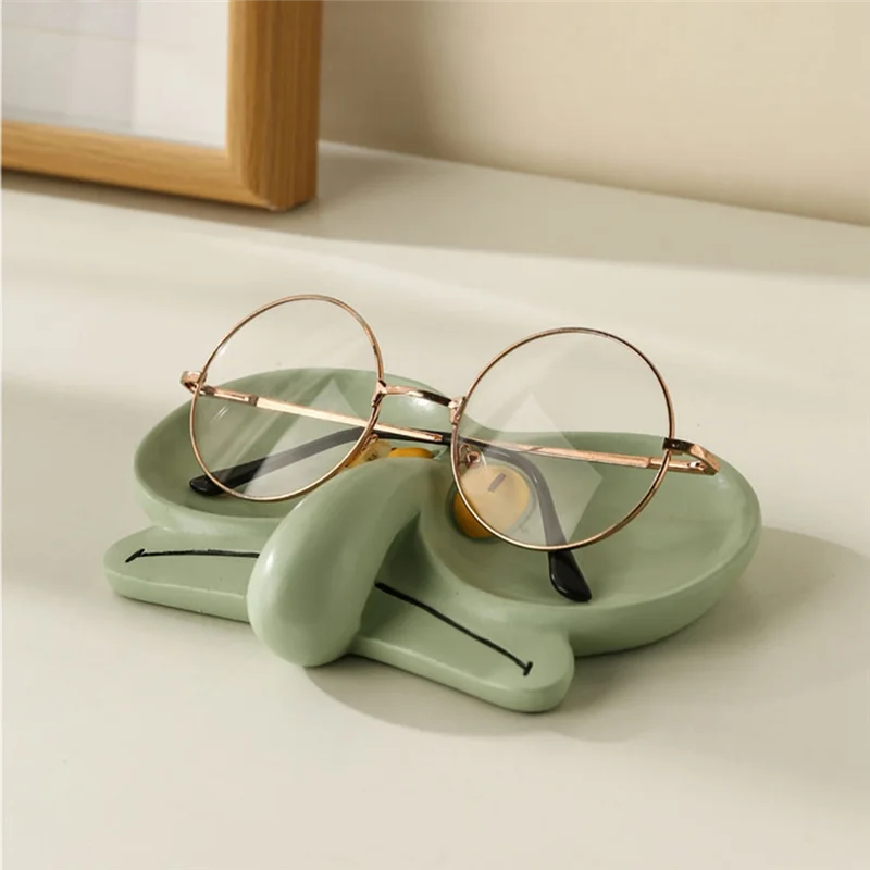 

2PCS Cartoon Octopus Glasses Frame Jewelry Box Storage Tray Decoration Cute Office Desktop Decoration Easy To Use