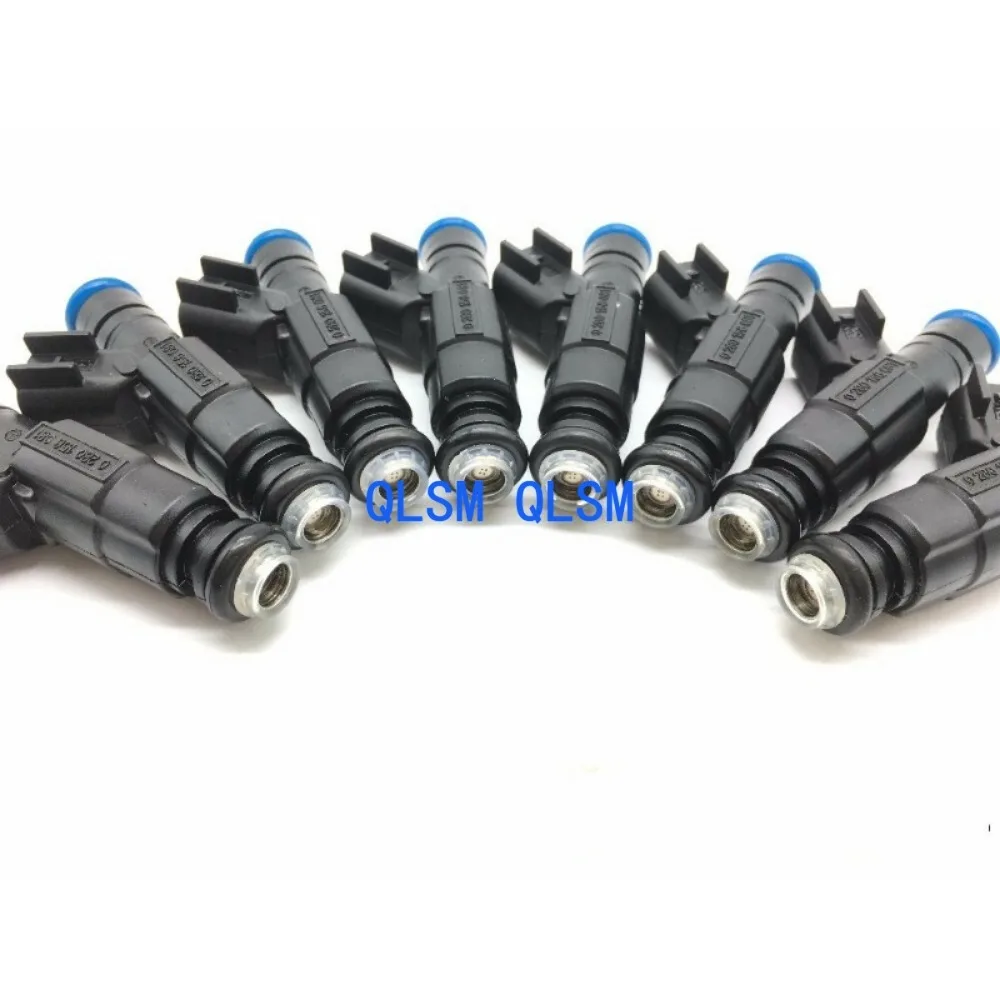 8 Piece Fuel Injector 0280156081 for Mercruiser V8 350 MAG 5.0 4.3 6.2 885176 Premium Car Accessories