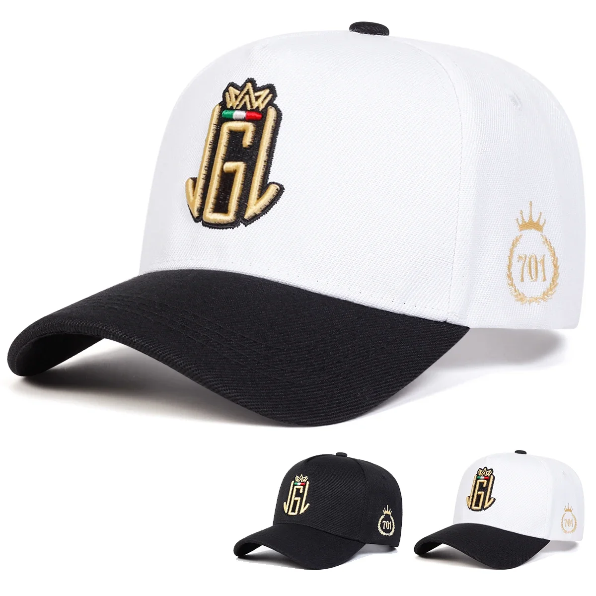 للجنسين تاج رسالة 6 قبعات البيسبول التطريز الربيع والخريف في الهواء الطلق قابل للتعديل قبعات عادية الهيب هوب واقية من الشمس قبعة قبعة رياضية