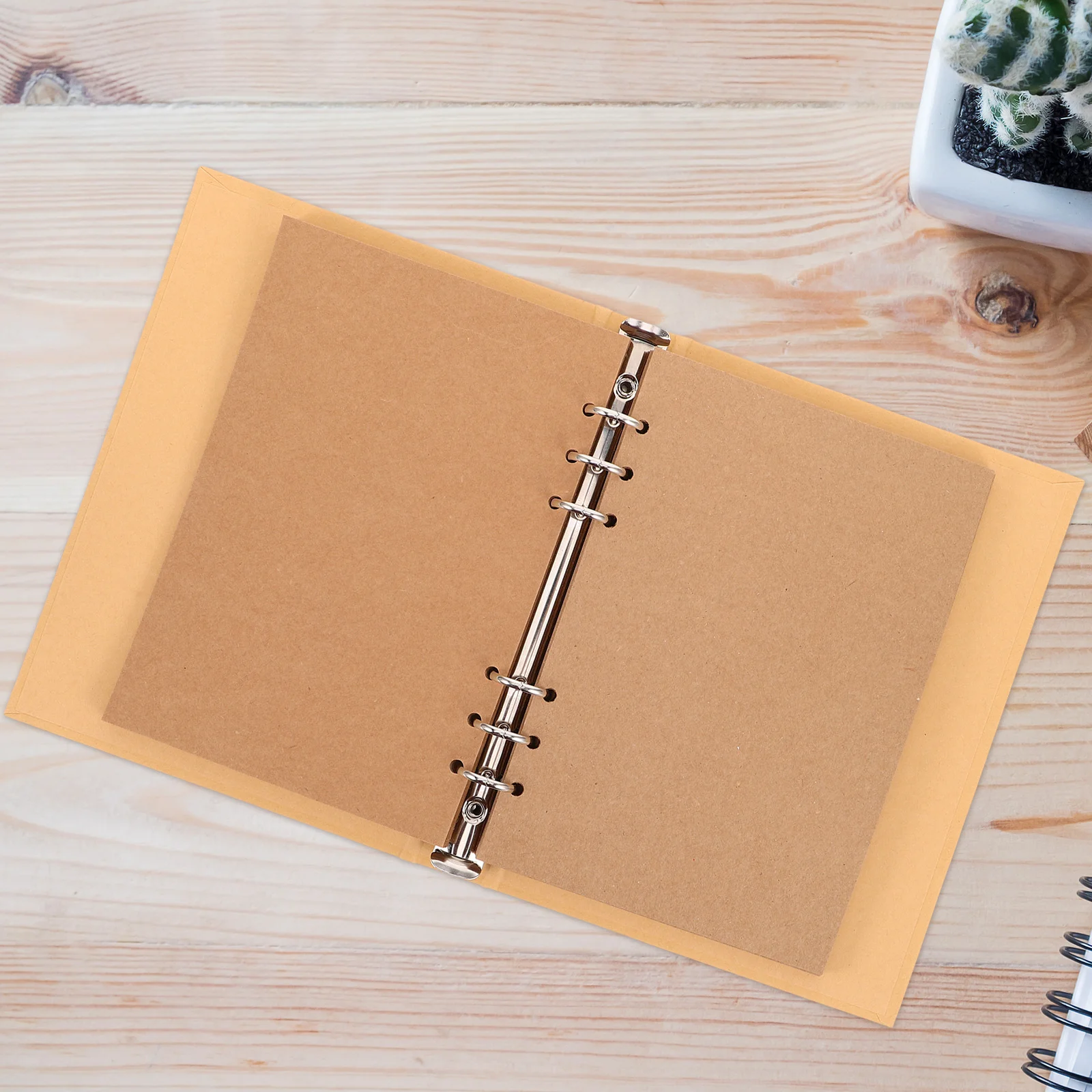 

Kraft Paper Photo Album Accordion Vintage Scrapbook for Couples Kids Guest Blank Spacious Storage DIY