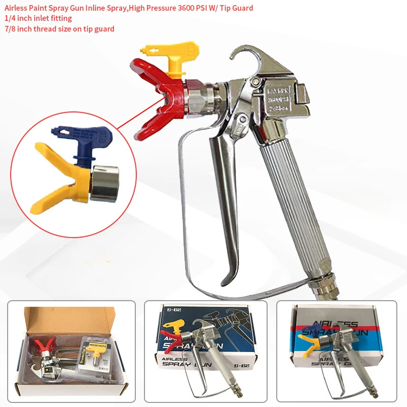 Industrial-grade high-pressure airless spray coating machine General parts spray gun with nozzle paint spray gun