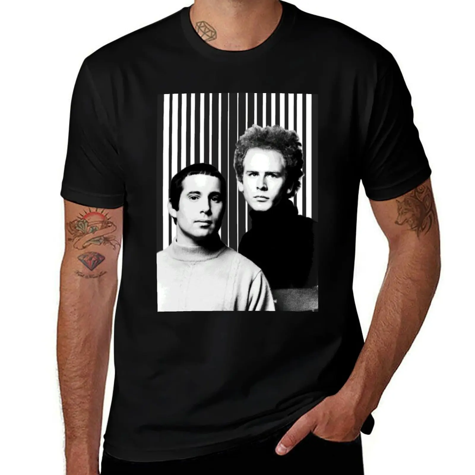 

Simon & Garfunkel T-Shirt anime tshirt man t shirt cotton high quality cotton tshirt 100% T-Shirt
