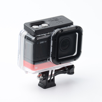 Protective Cover Shell Waterproof Protective Shell Transparent Support 60m Snorkeling for Insta360 One Rs 4k Action Camera
