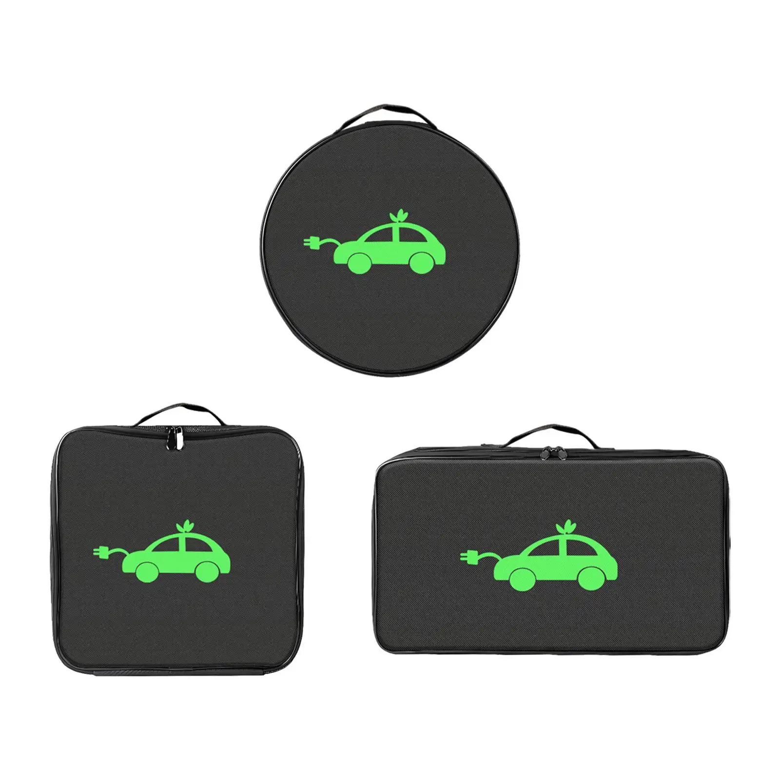 EV Cables Bag Waterproof Charger Line Organizer Wear Resistant Oxford Cloth Durable Cord Hoses Organizer for Electric Car