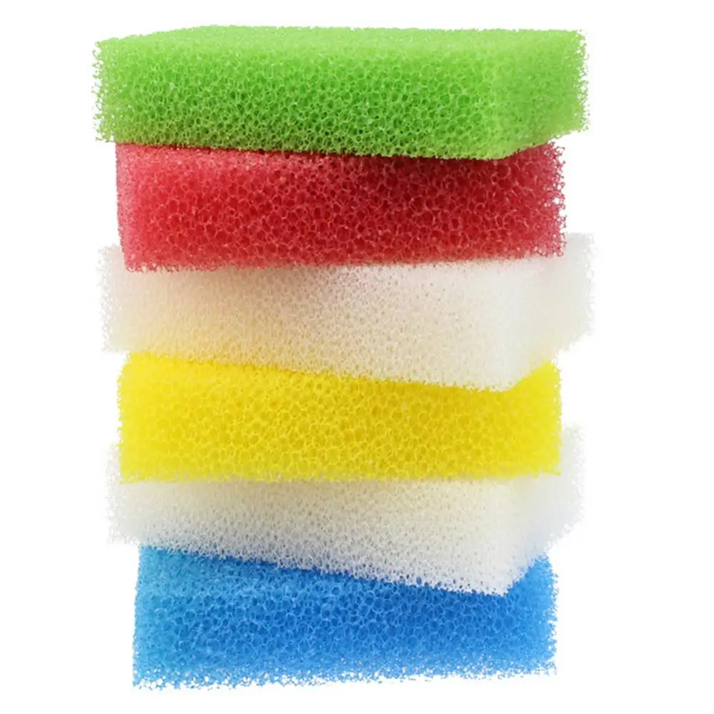 2Pcs Dishwashing Sponge Plate Dish Cloth Sponge Brush Cleaning Brush Sponges Kitchen Oil Dirt Remover