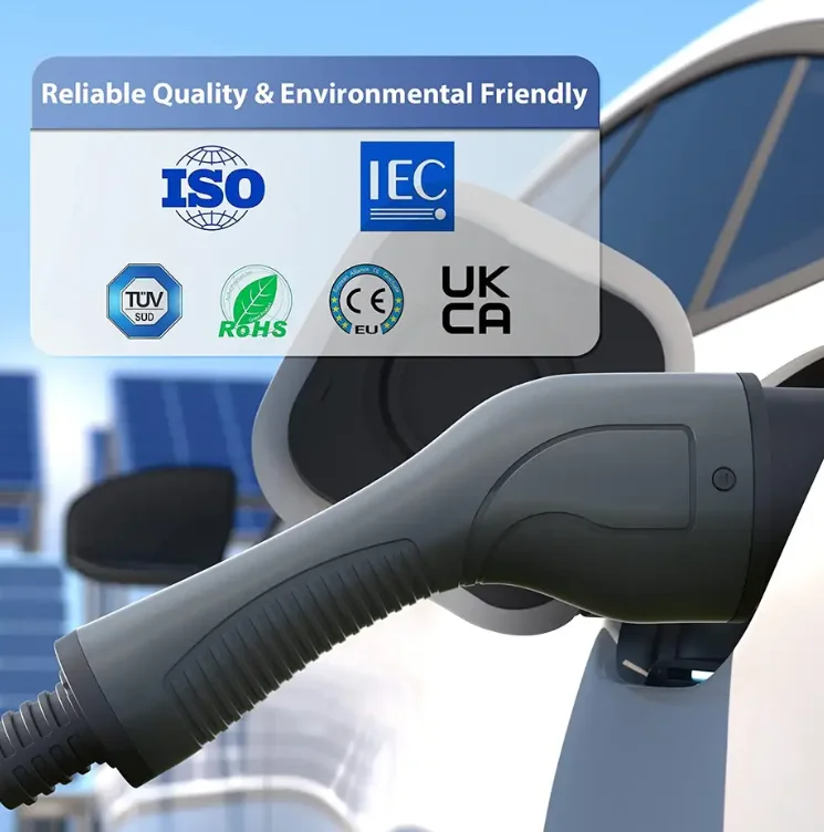 Cabo de carregamento EV de alta qualidade para cabo de carregamento rápido híbrido de plugue de carro de veículo elétrico tipo 2