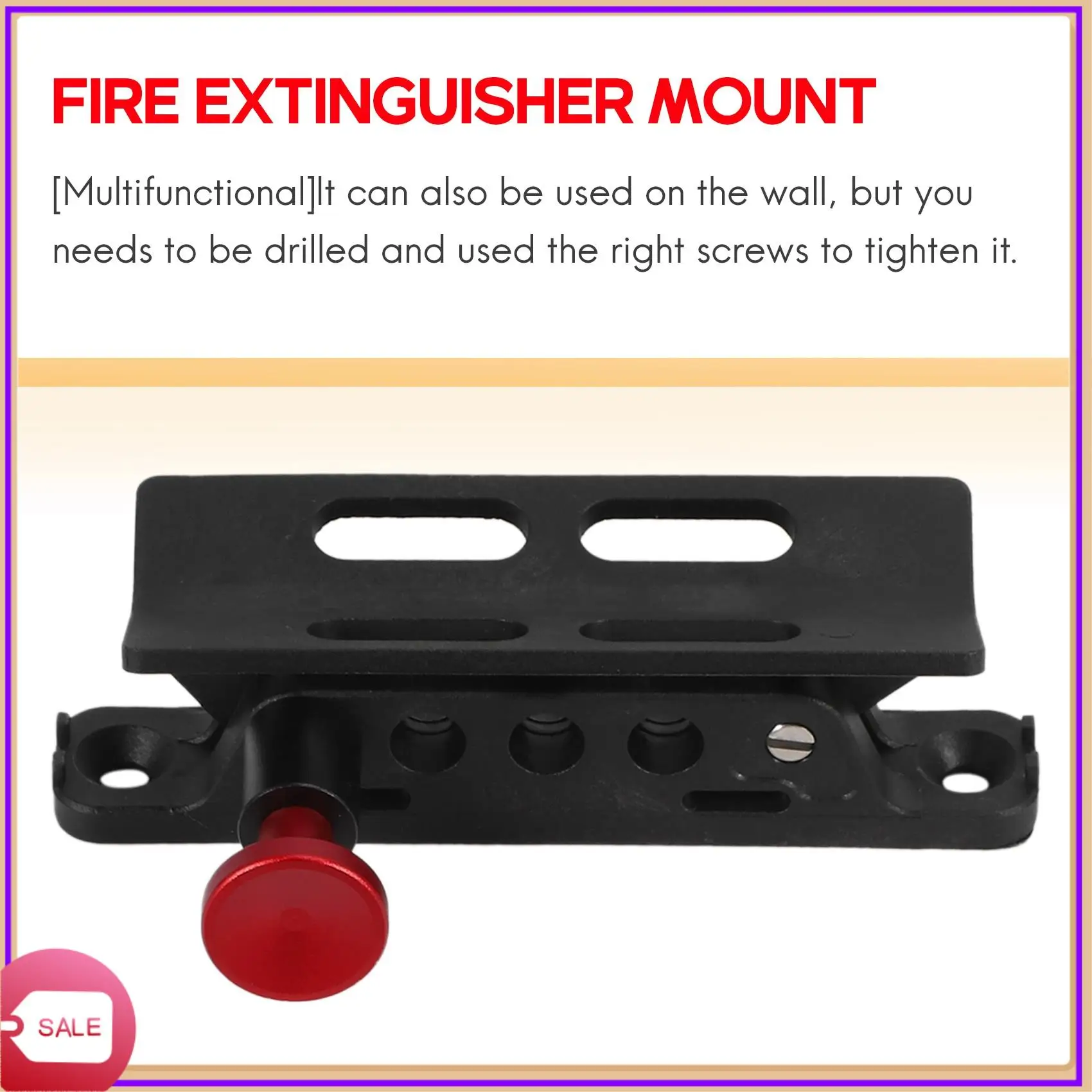 Prominent Universal Quick Release Roll Bar Fire Extinguisher Mount Bracket For Jeep Wrangler Polaris RZR Ranger Can-Am Maverick