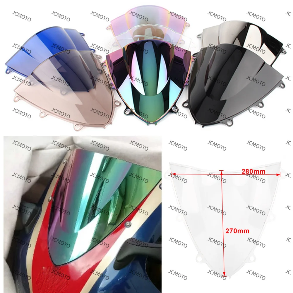 

Аксессуары для Honda CBR1000RR CBR 1000RR 1000RR 2008-2011, ветровое стекло мотоцикла, обтекатель, дефлектор, двойной пузырь, лобовое стекло