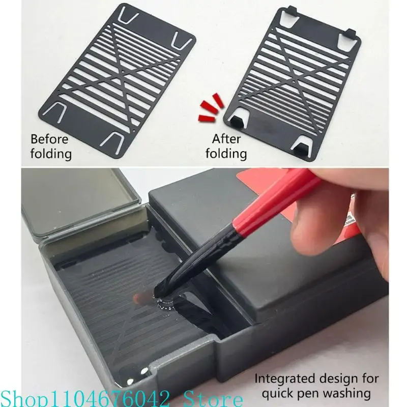 طراز 5ASD الطلاء مربع الرطوبة مربع اللوحات الرطبة لعمر الطلاء الممتد وخلط سهل مع مقصورات منفصلة