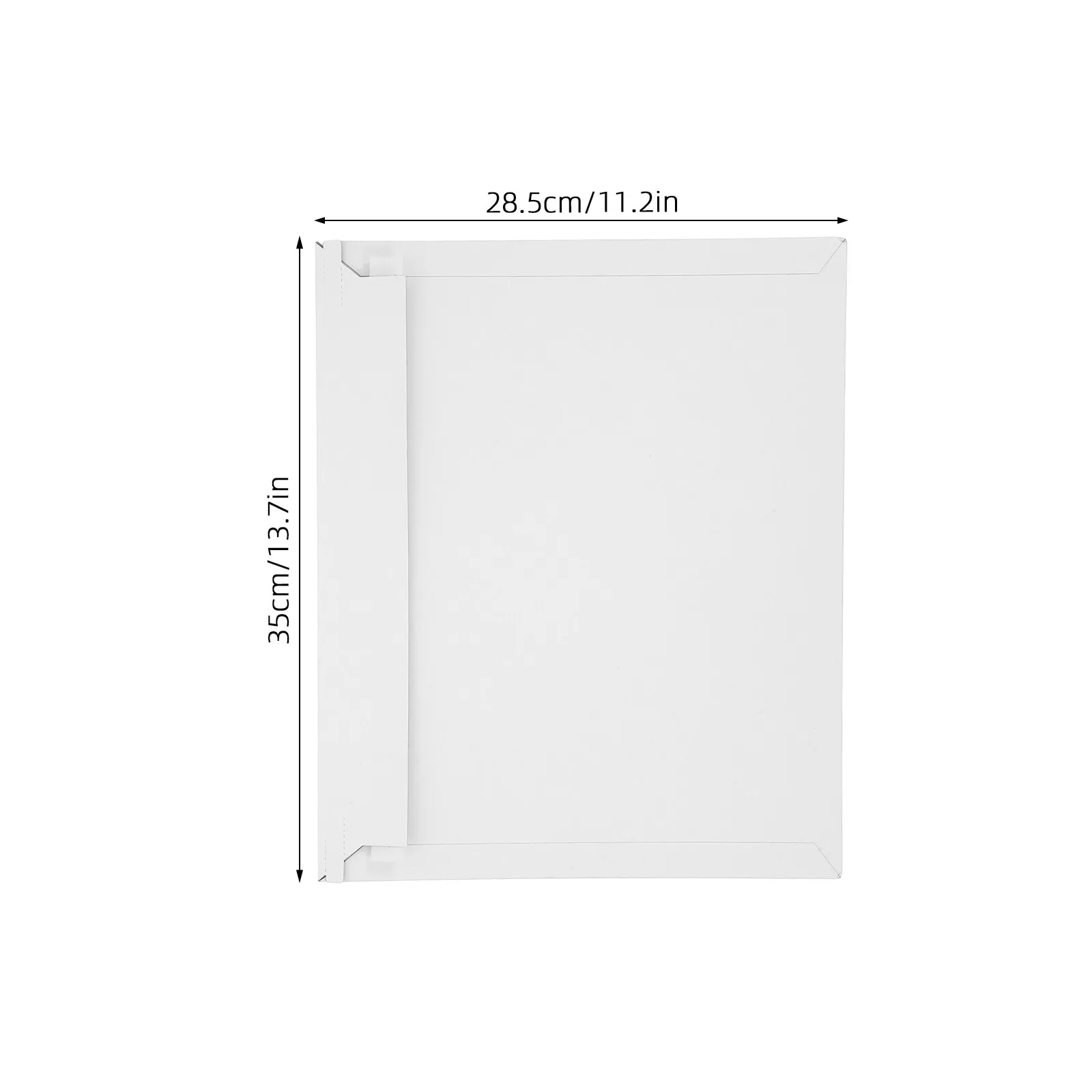 20Pcs White Flat Rigid Self Sealing Envelopes Waterproof Document Mailers Mailing Bags for Shipping Files Document Mailers view 5