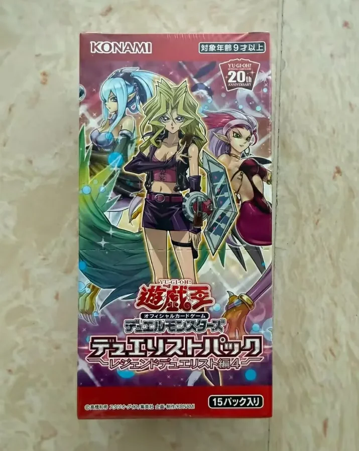 Yugioh KONAMI Duel Monsters Legendary Duelist 4 Harpie Lady Mai Valentine Mai Valentine Japanese Collection Sealed Booster Box