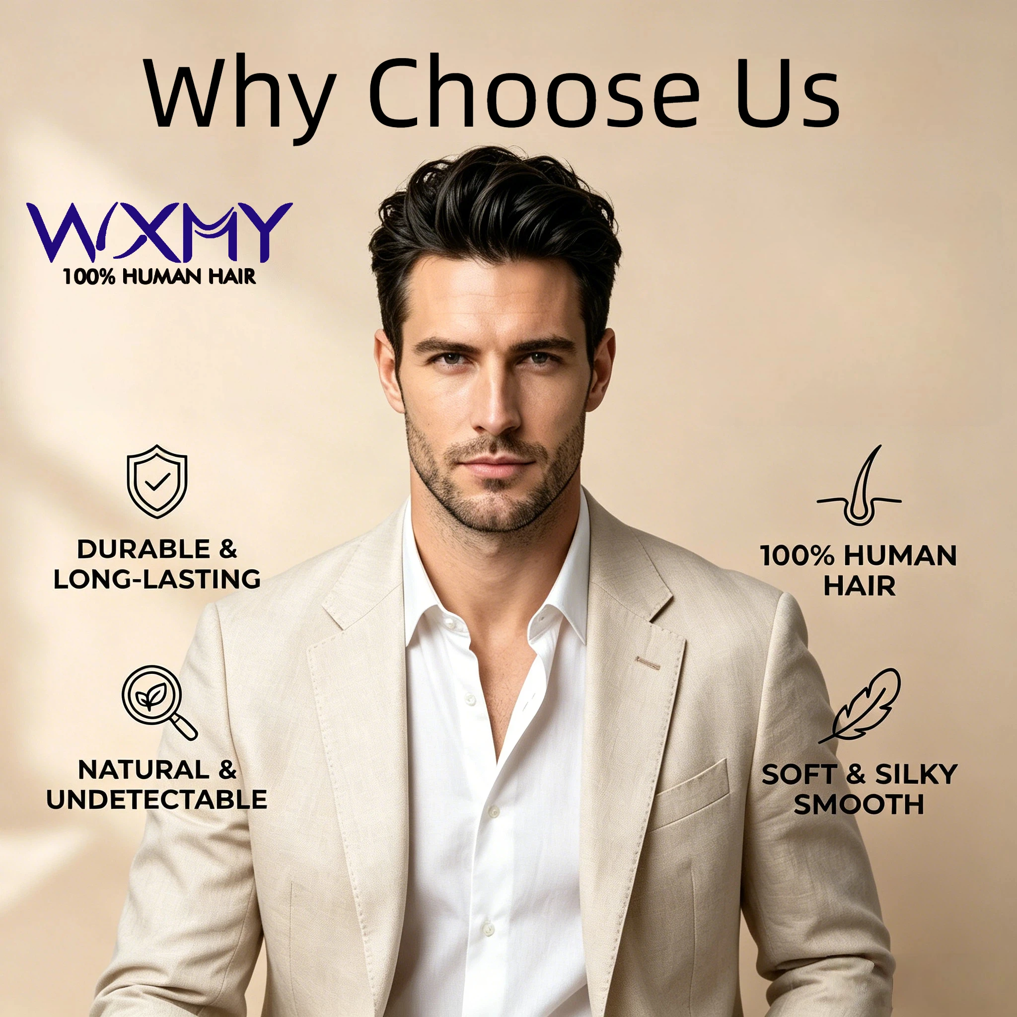 

Man Toupee for Man Wig Silk Base Three-layer Lace 100% Human Hair Male Hair Prosthesis Man Hair Systems Natural Men's Wig Lace