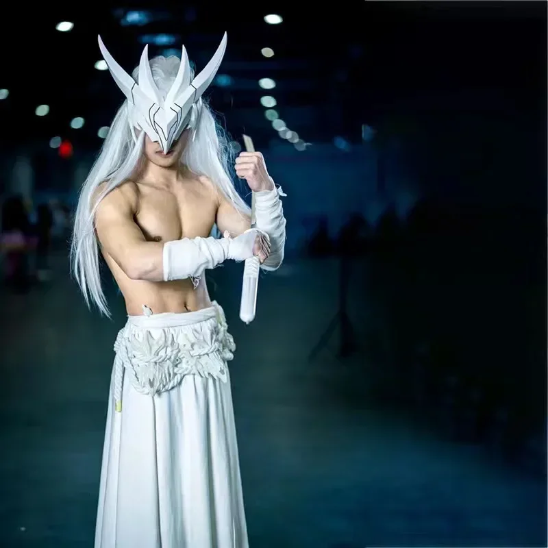 Yone Cosplay The Unforgotten LOL Role Play Uniform Yone Cosplay Costume Game Halloween Carnival Outfits for Women and Men view 4