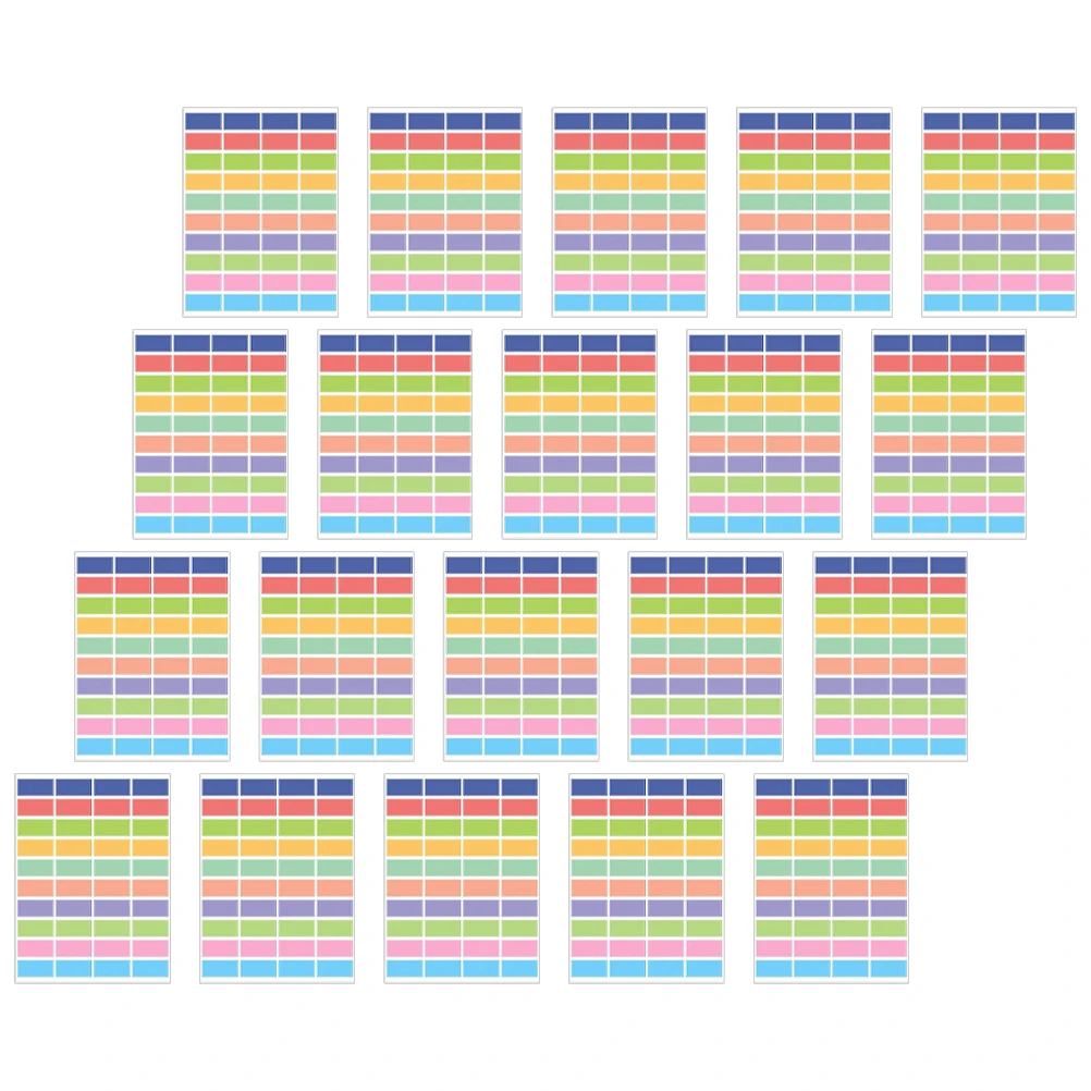 

Waterproof Label Stickers Self-Adhesive Classified Marking Tags For Home Office Seasonings Storage Organization