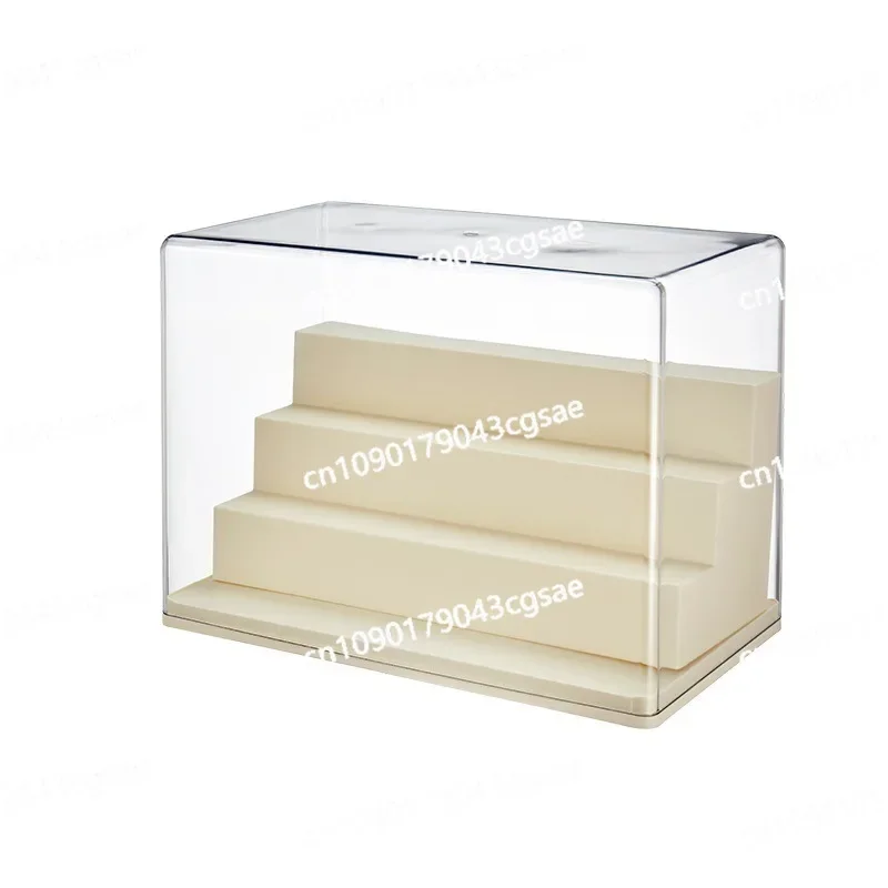 Blind box storage display stand POP MART figure display cabinet transparent dust-proof doll ornament storage box