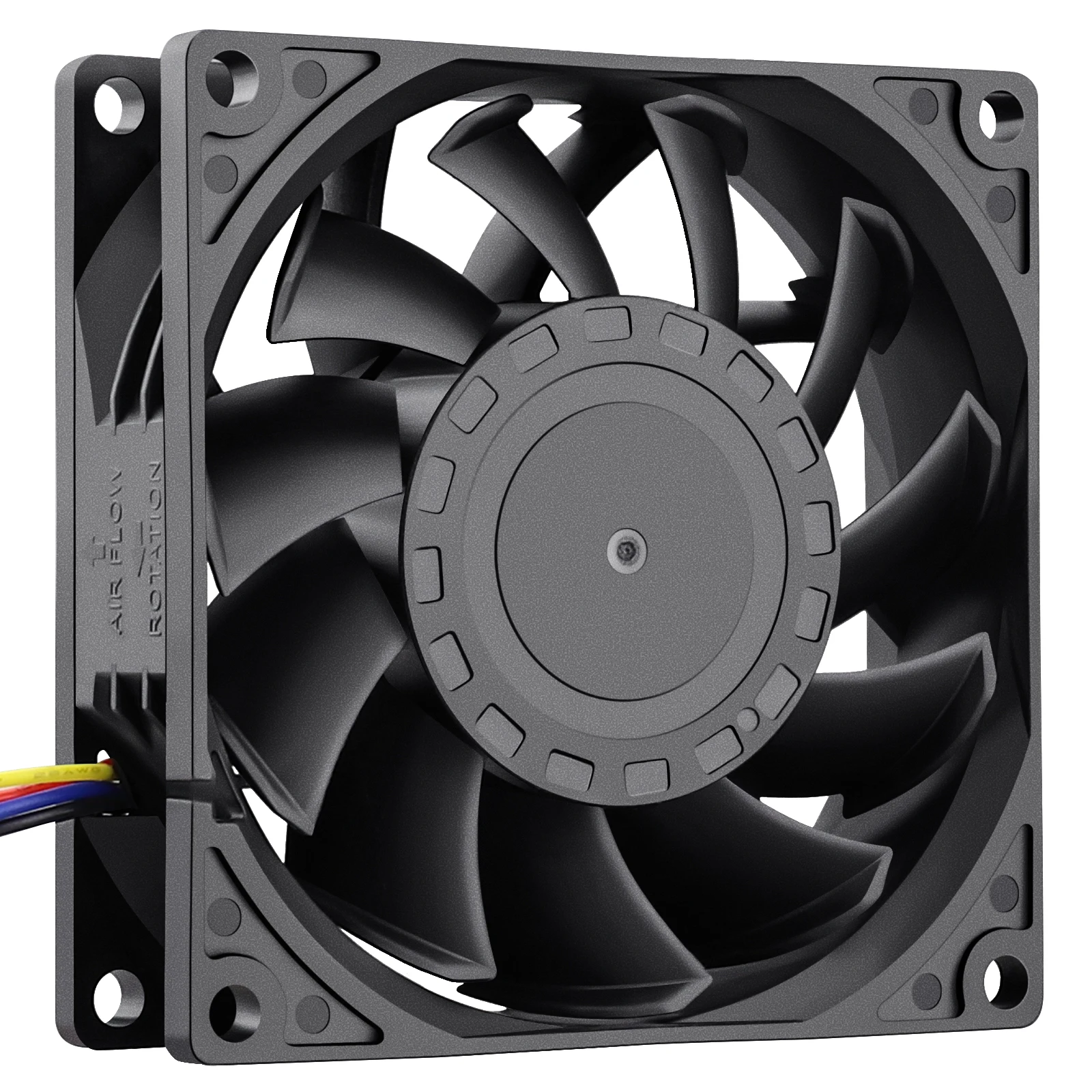 2 قطعة GDSTIME 8025 جهاز كمبيوتر شخصي وحدة المعالجة المركزية برودة 80x25MMM تيار مستمر فرش 12 فولت المزدوج الكرة تحمل 4PIN مروحة مع PWM وظيفة التحكم التبريد