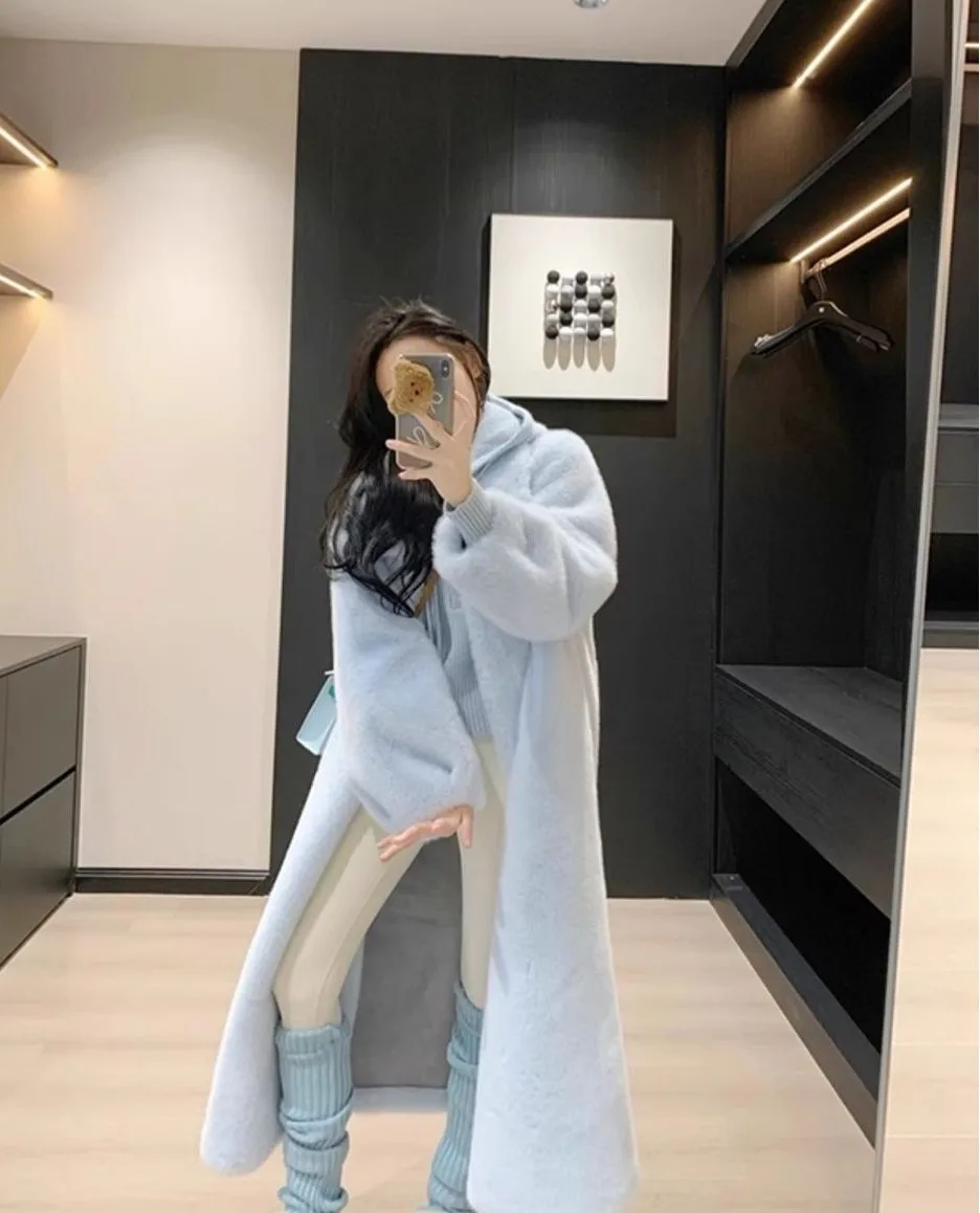 Abrigos envolventes con cuello de piel sintética para mujer, ropa de calle mixta hasta la rodilla, informal, con tirantes cortavientos, bordado Vintage, ajustado Natural, otoño