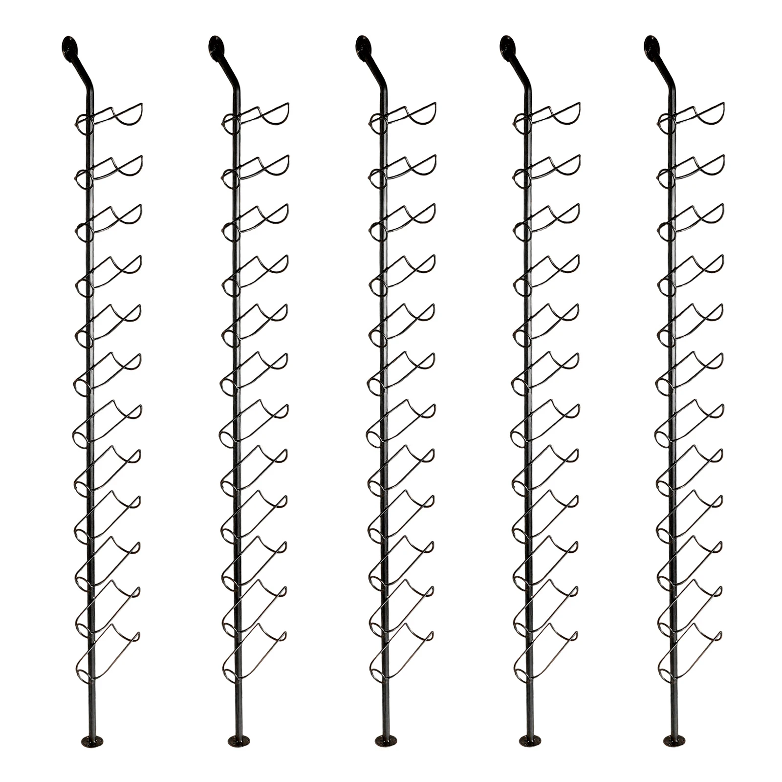 5パック壁掛けワイン収納オーガナイザー60本用吊り下げ式ラッ - Wine Rack Wall Mount のレビューと価格