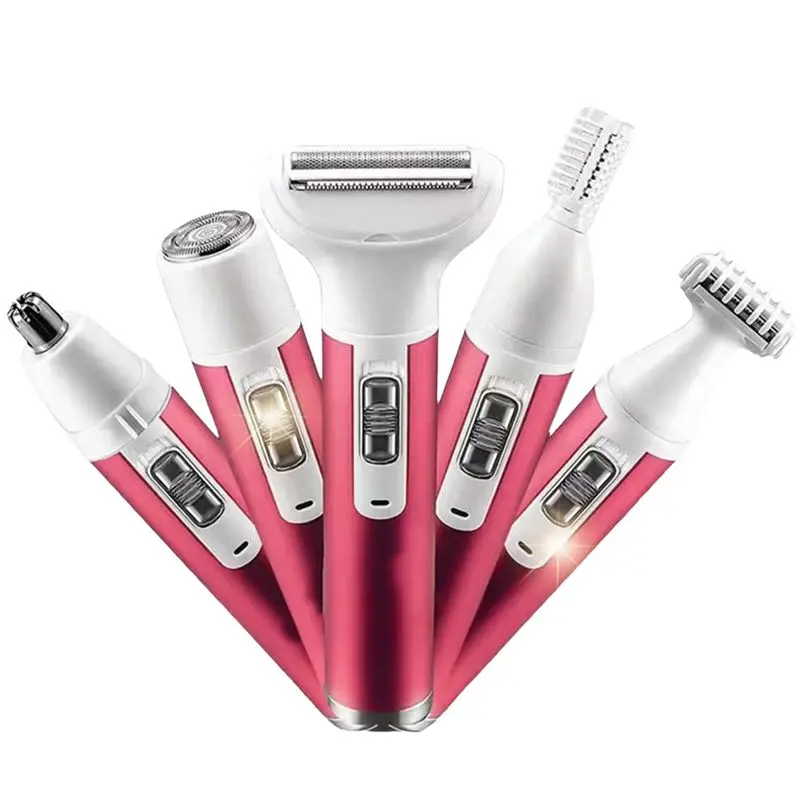 A20M Multi-Functional 5-In-1 Electric Razor For Women: Bikini Trimmer And Pubic Hair Removal