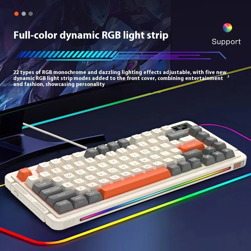 Yufu XL98/75 the third mock examination mechanical keyboard Bluetooth wireless mute axis E-sports game customization