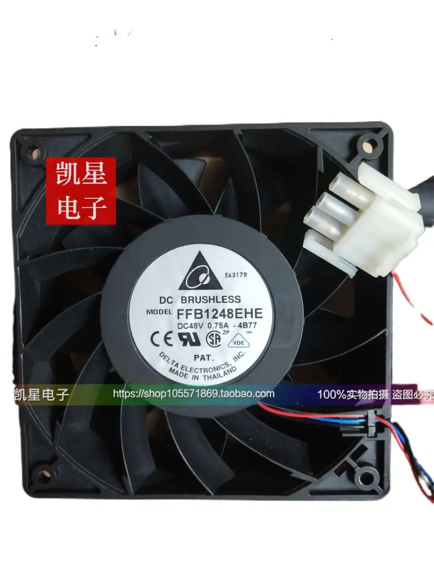 

Delta FFB1248EHE-4B77 12CM 12038 48V 0.75A Inverter Cabinet Fan